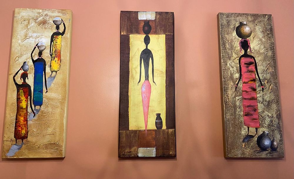 3 Telas decorativas 80x30