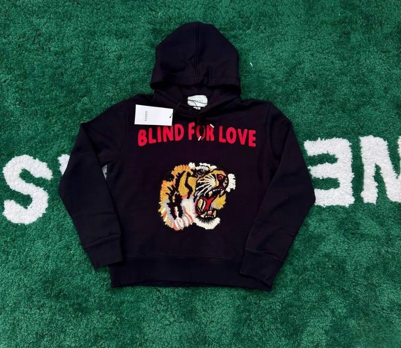 Худи Gucci Blind For Love с тигром | opium drip