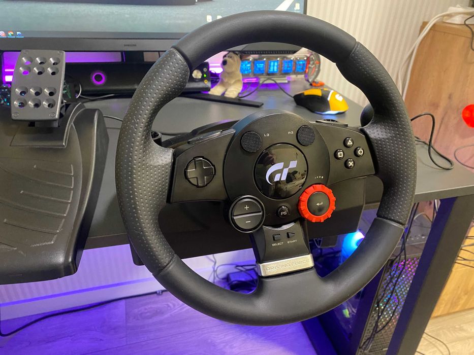 Logitech Driving Force GT | Ігрове кермо | 900 градусів