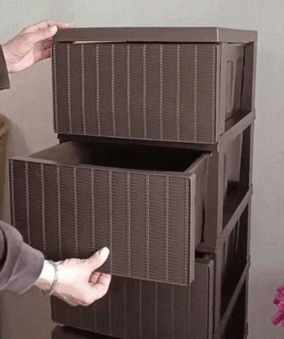 Комод пластиковий / пластиковый комод — компактний, місткий, Акція