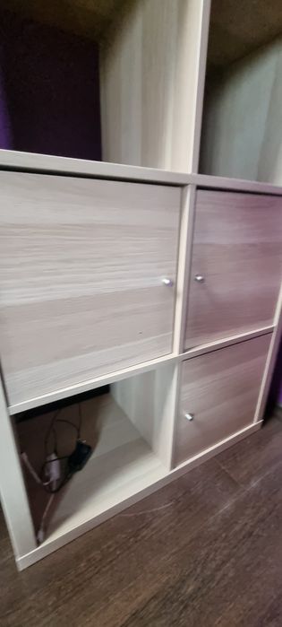 Regał Ikea Kallax dąb bielony 147x77