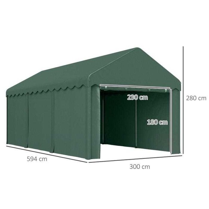 Garagem  Tenda 6x3 m Impermeável Anti-UV