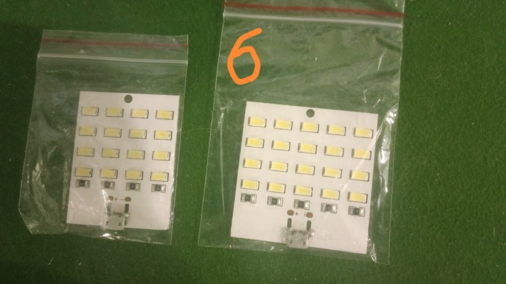 Led діоди на 5В та 12В.