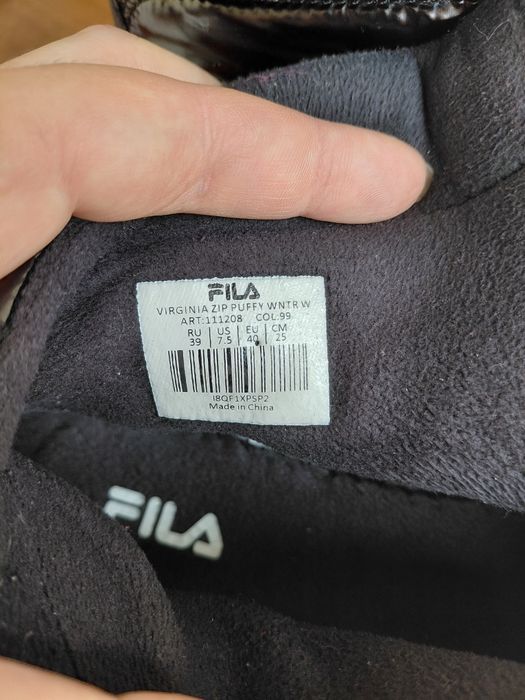 Зимові чоботи fila
