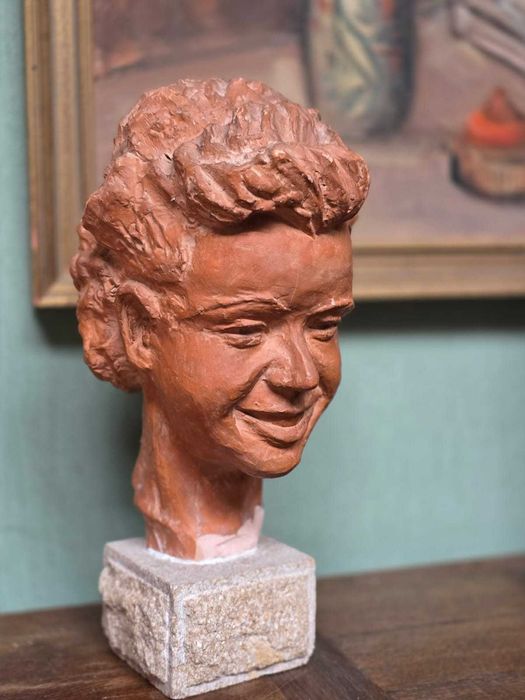 Rzeźba popiersie kobiety sygnowane P. Serste #292 Stylowy Węgrów