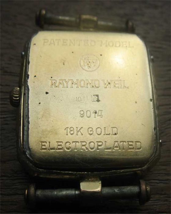 Relógio Vintage - Raymond Weil Geneve - 18K Gold Electroplated - 9014
