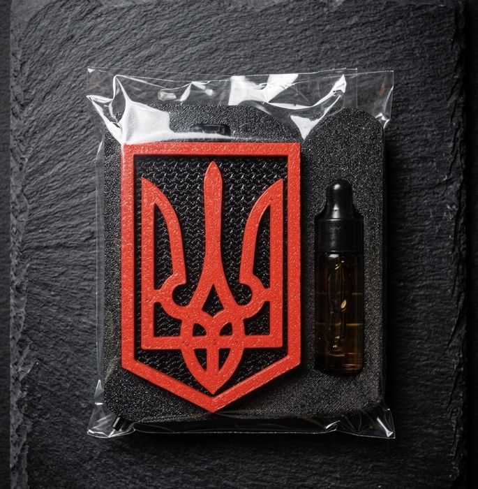 Патріотичний ароматизатор в авто "Тризуб" / Підвіска