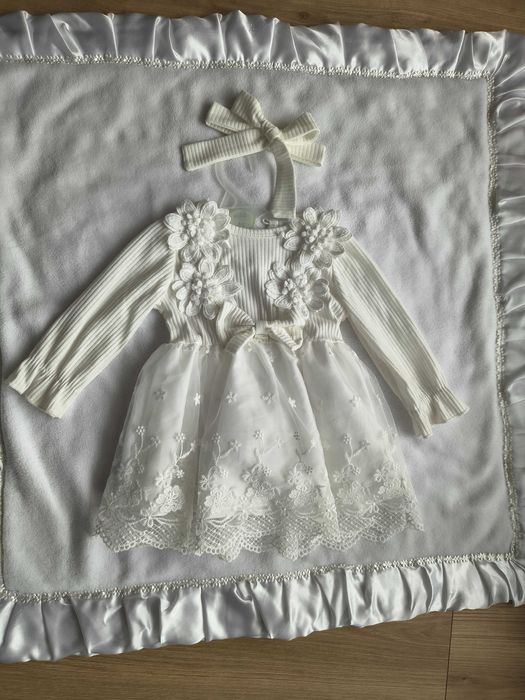 Zestaw na chrzest dla dziewczynki