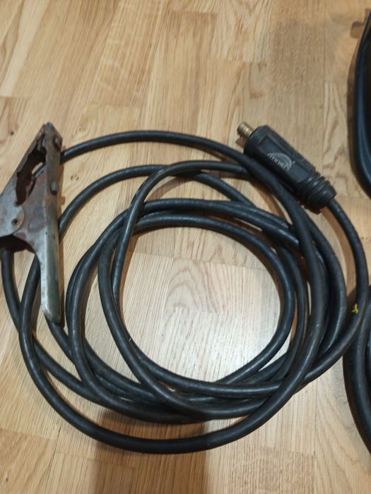 Przyłbica , uchwyt elektrody , przewód masowy