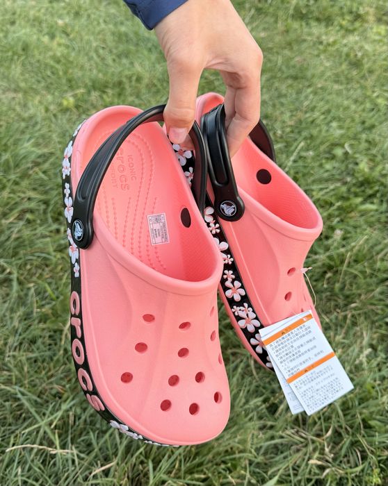 Crocs Сабо Bayaband Melon/Floral  жіночі крокс