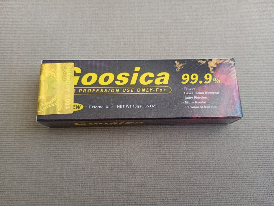Goosica 99.9 krem na tatuaż makijaż permanentny