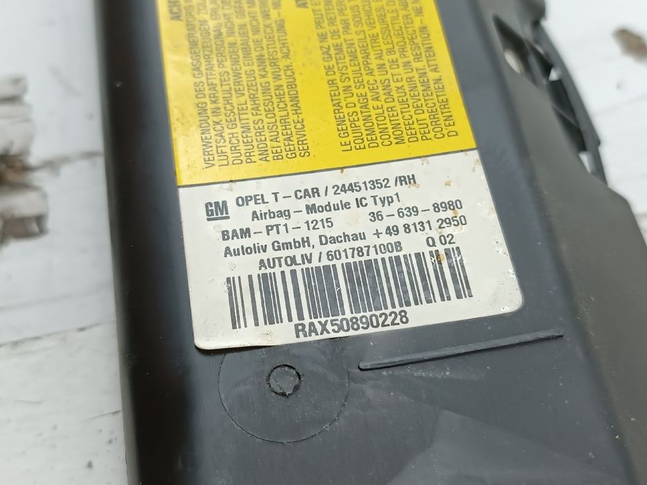 Airbag de cortina direito esquerdo - OPEL ASTRA H GTC (A04) | 05 - 10