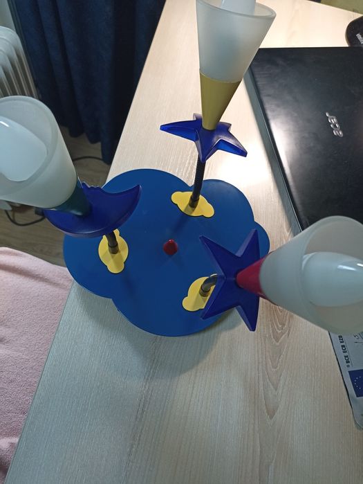 Дитяча яскрава люстра (небо)