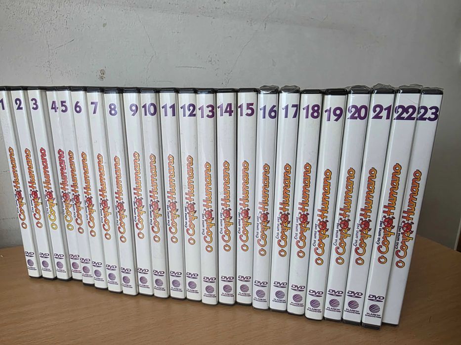 23 DVDs da série infantojuvenil "O Corpo Humano"