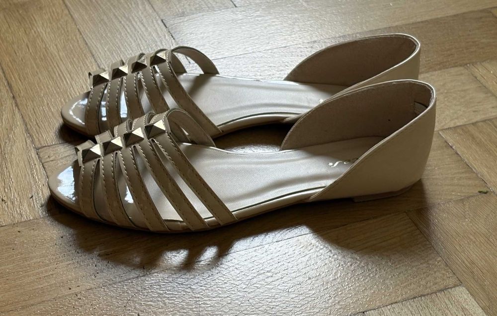 Baleriny Sandały lakierki  VICES 38 j.NOWE