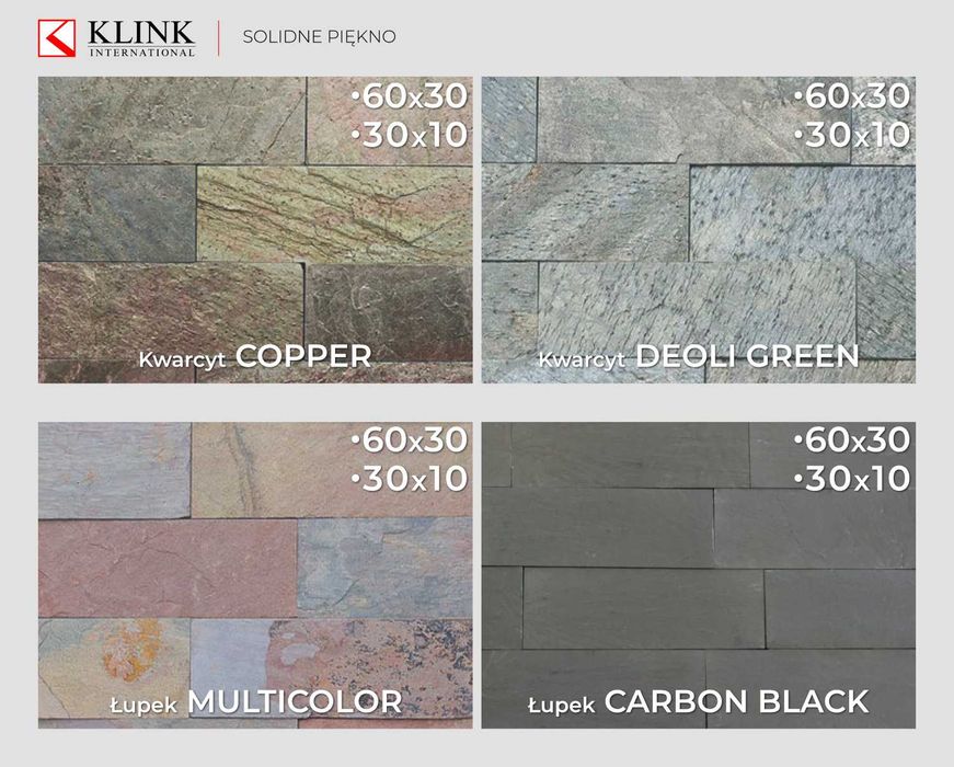 ŁUPEK Silver Grey | naturalne | 30x10x0,8-1,3 cm