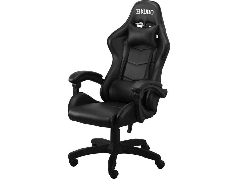 Cadeira gaming cubo preta elevador a gas classe3