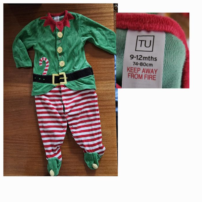 Зимовий комбінезон,шапка, костюм ельфа, бодіки на Новий рік