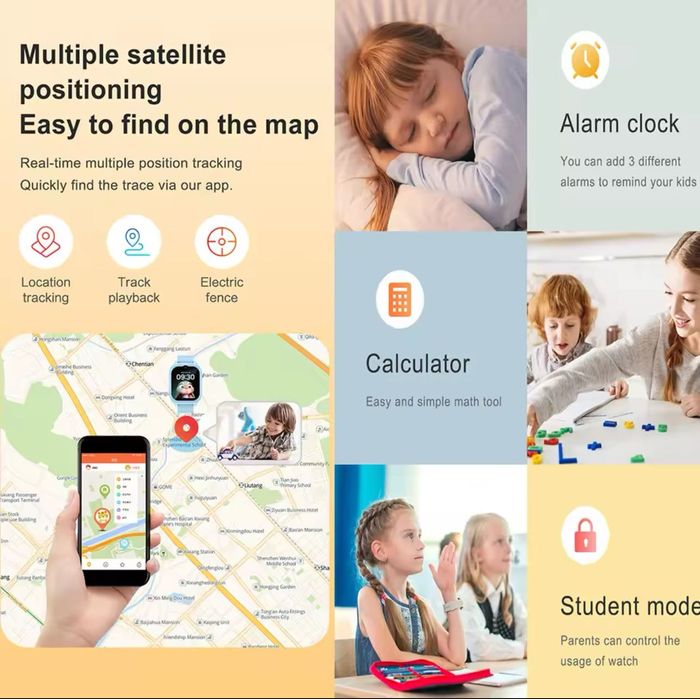 Dziecięcy Smartwatch K26, 4G, GPS, Wi-Fi