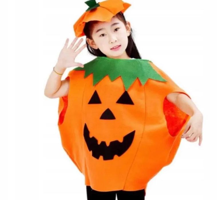 HALLOWEEN DYNIA STRÓJ kostium uniwersalny dla dzieci 2-7 lat