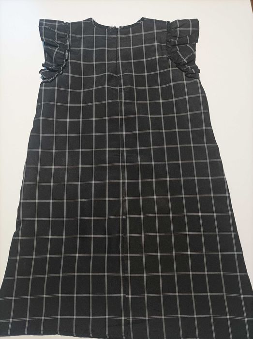 Trapezowa sukienka w kratę, Sinsay, r. 158