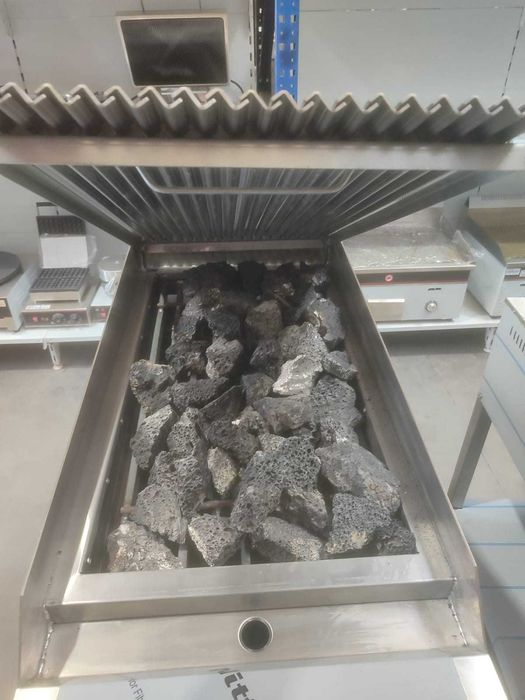 Grelhador a Gás C/ Móvel e Pedra Vulcânica - NOVO