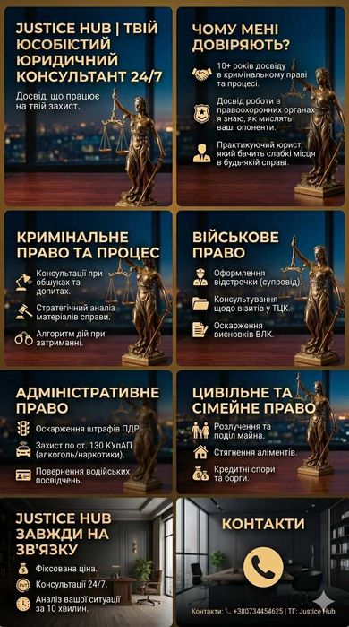 Юридичні послуги та кослультації