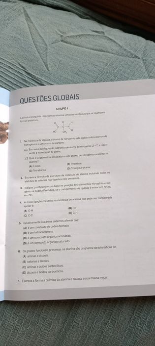 Caderno de atividades Física e Química A 10° ano