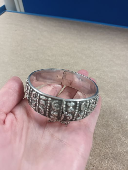 Pulseira vintage em prata 925