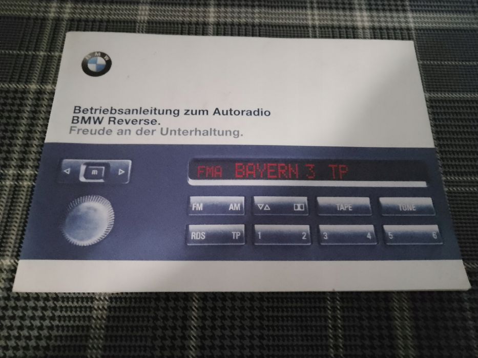 Bmw Reverse - Instrukcja Obsługi 1995 Bmw Seria 5 E39 Po Lift