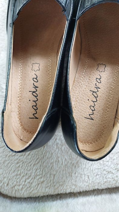 Buty skórzane czarne
