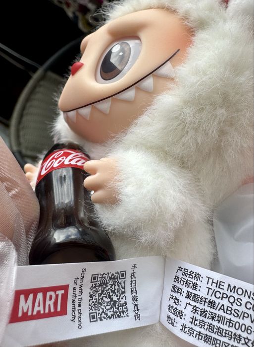Лабубу; THE MONSTERS COCA-COLA - Vinyl Face Blind Box 100% Оригінал