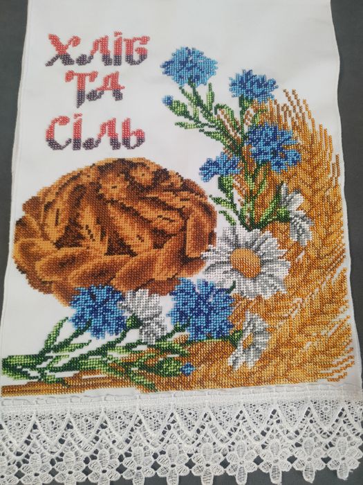 Рушники вишиті бісером