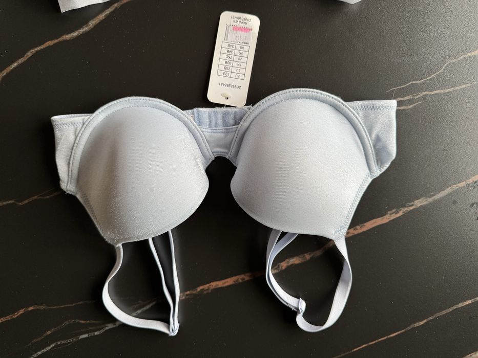 Zestaw biustonosz nowy 75B brytyjskiej firmy b.tempt'd