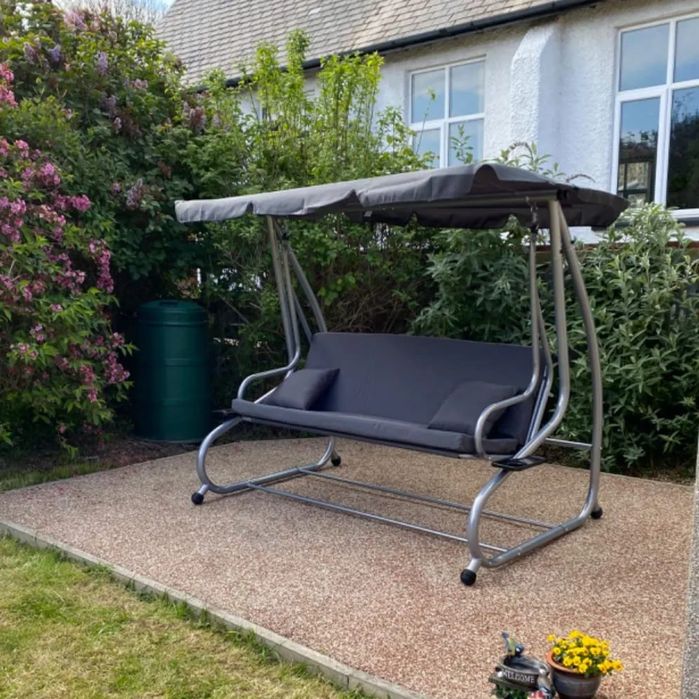 Садова трьохмістна гойдалка GARDEN LINE VENERA.Качеля садова розкладна