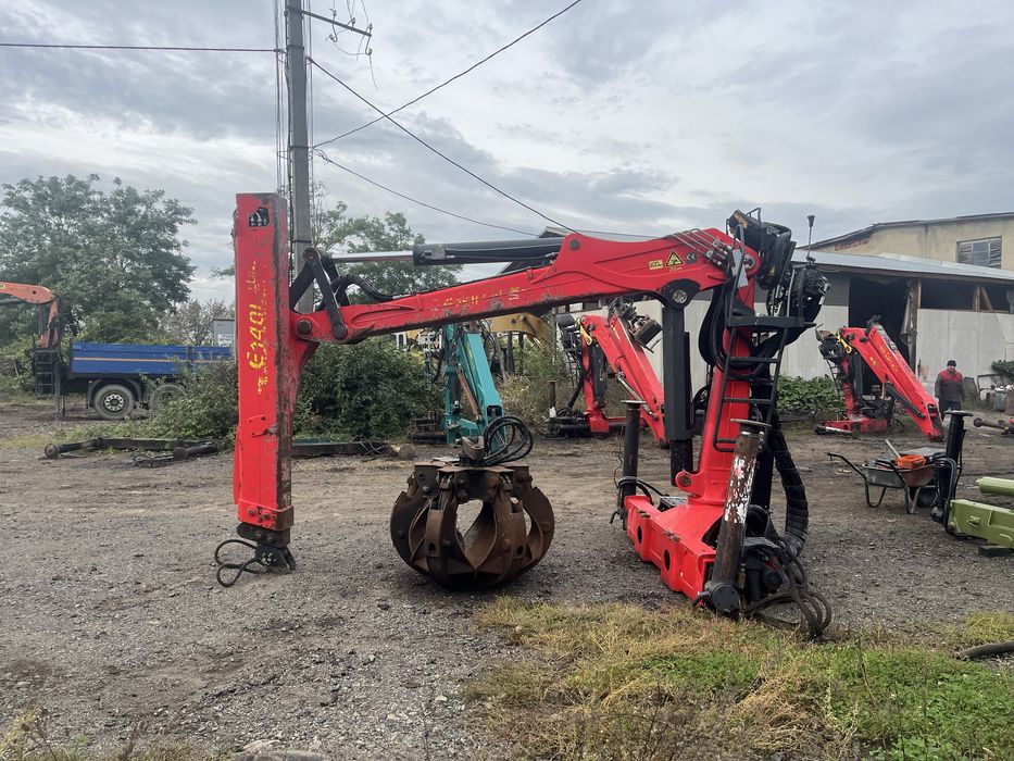 Кран маніпулятор Palfinger Epsilon 140L грейфер  Loglift Penz Hiab