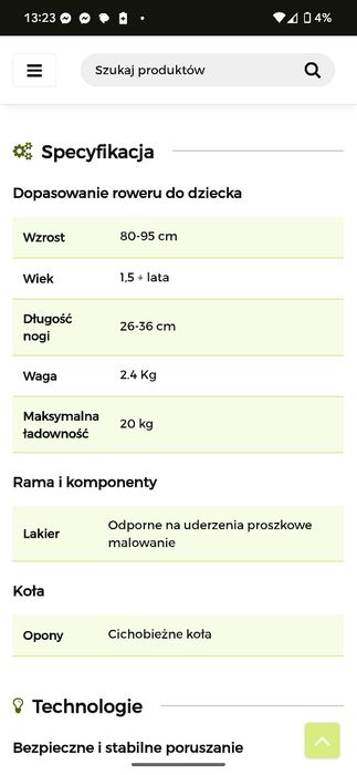 Rowerek czterokołowy puky Wutsch