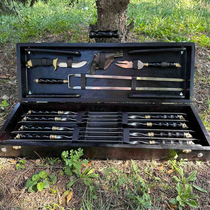 Купити подарунок на Новий рік, подарки на Новый Год, набір шампурів!!!