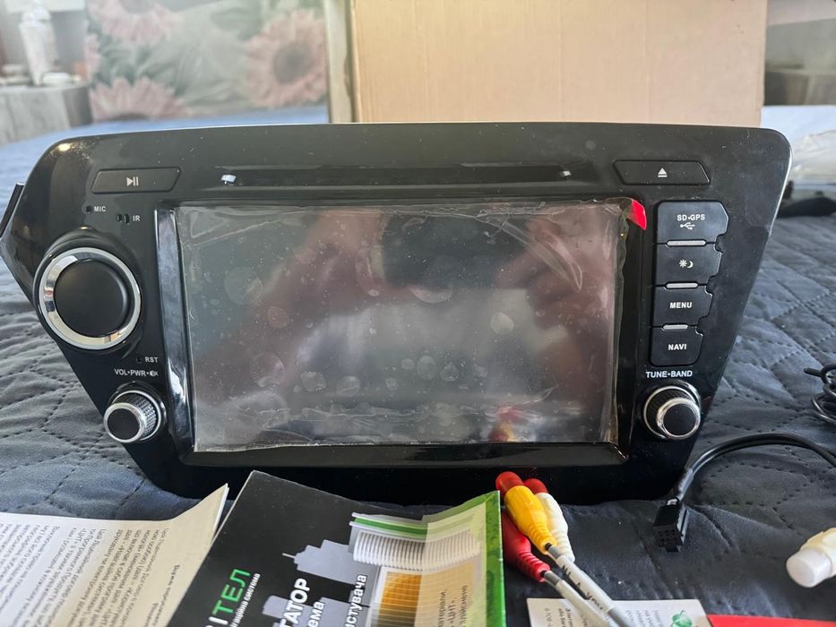 Штатна магнітола KIA PMS KRO P57054 з рамкою для kia rio 3, або Kia K2