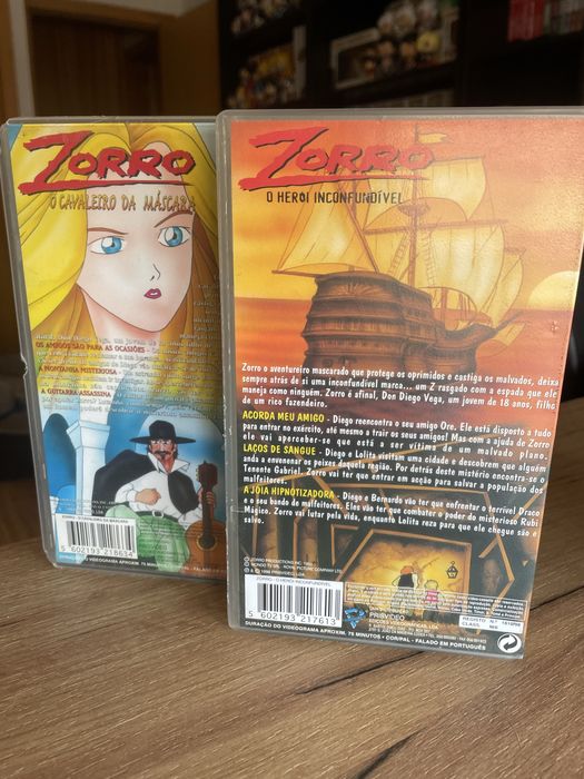 Conjunto vhs kaiketsu Zorro