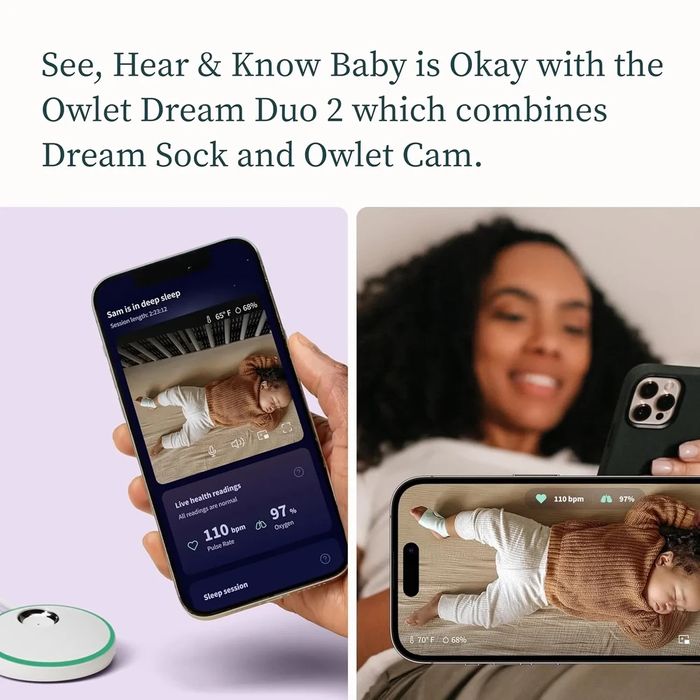 Розумна радіоняня Owlet Cam Smart Video Baby Monitor