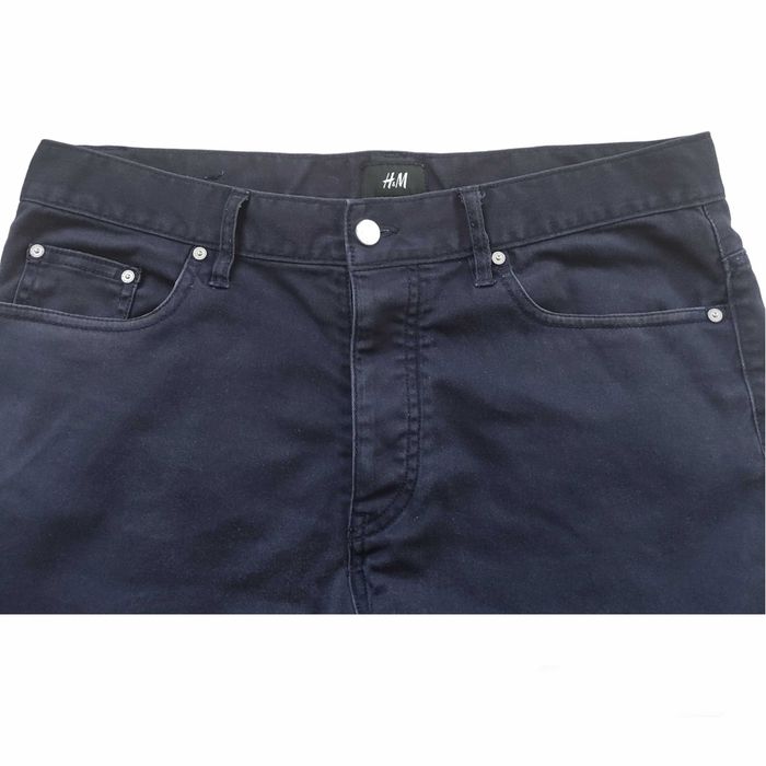 Spodnie krótkie H&M ciemny granat roz. 31