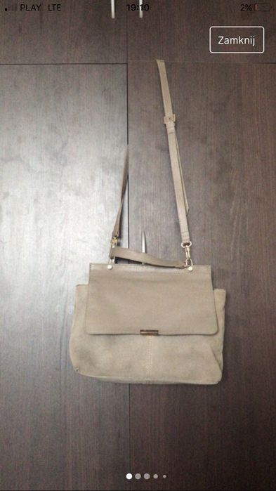 Torebka KIOMI zamsz taupe
