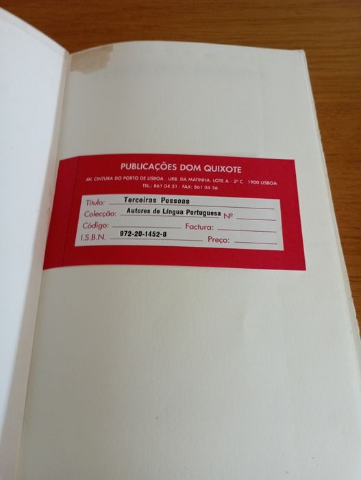 Terceiras Pessoas