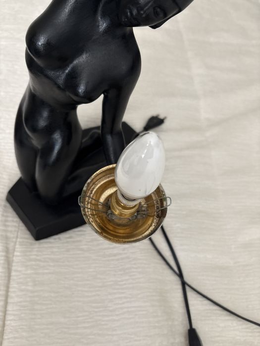 Candeeiro Art deco de ONICES  E.T.H usado e sem abajur/globo