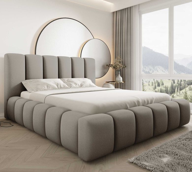 Łóżko Tapicerowane BOSTON Masywne Komfortowe Zagłowie ZAMÓW JUŻ TERAZ