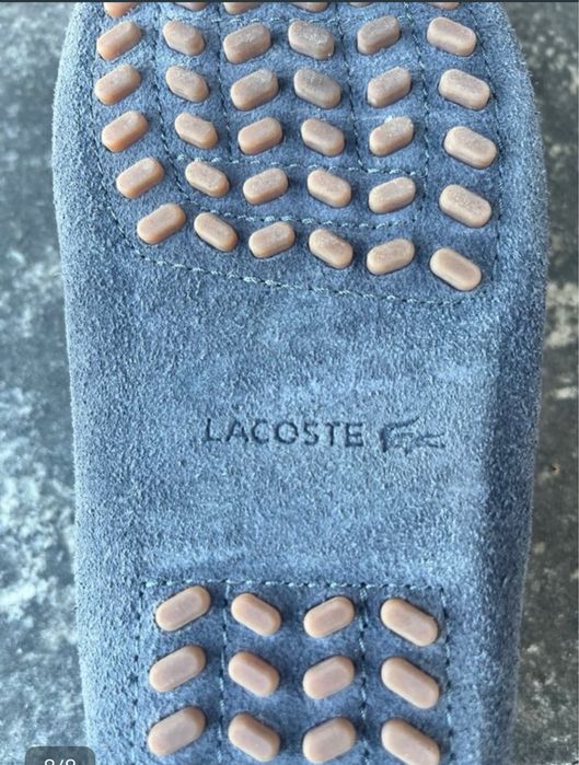 Mocassins Lacoste tamanho 40, nunca usados