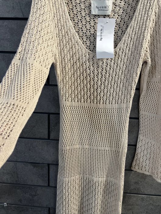 Sukienka boho ażurowa szydełkowa By O La La