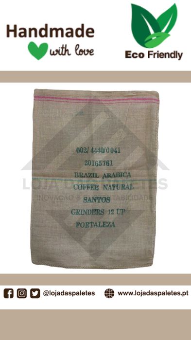 Sacas de Serrapilheira / Juta de Café para decoração