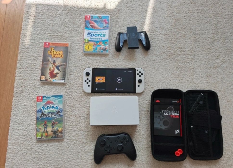 Nintendo Switch OLED como nova